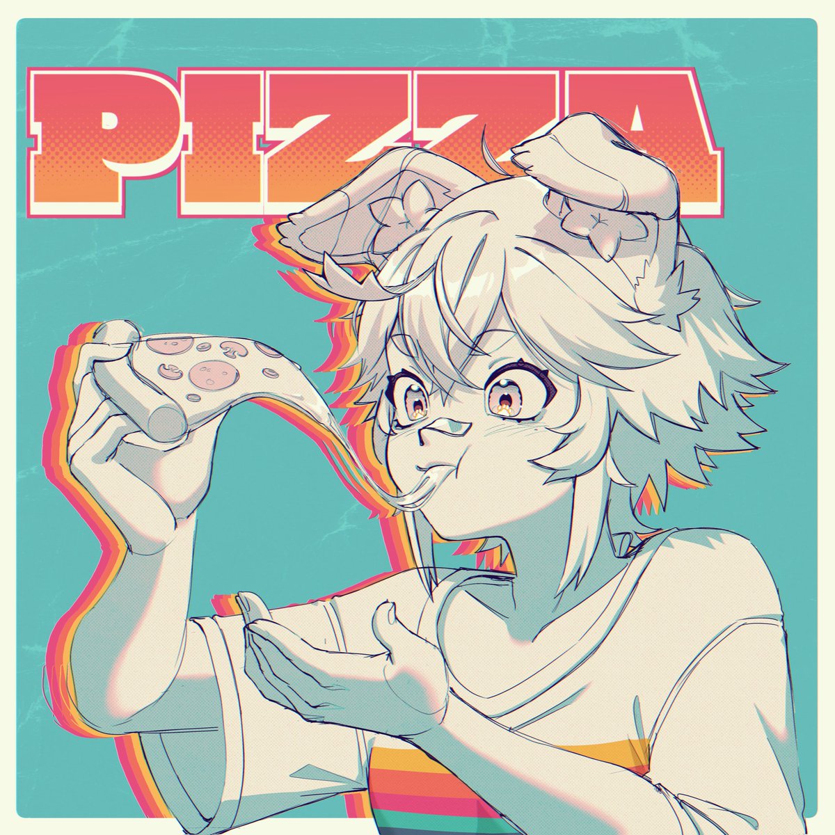Colillie_'s tweet image. 🍕 Hungry dog