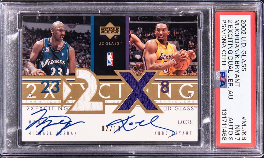 💰 JUST SOLD 💰 This 2002 Upper Deck Glass 2 Xciting Dual Auto /10