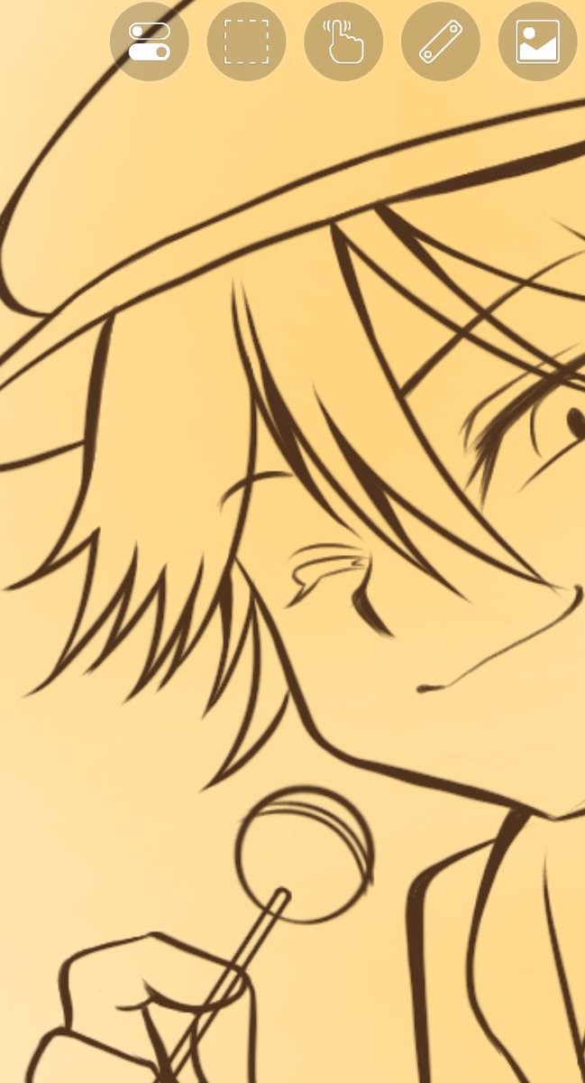 Wip…普通に🍭ぽさんを描いている✨