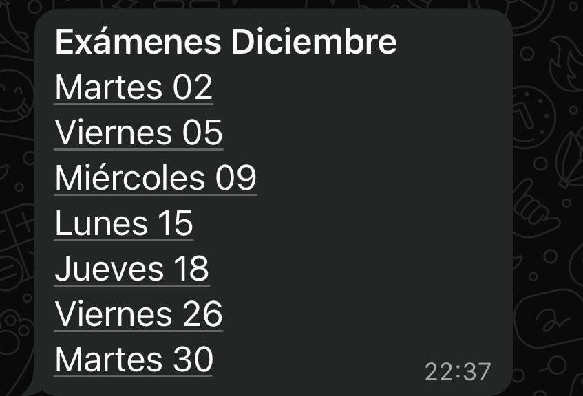 “Diciembre sorpréndeme”
Diciembre: