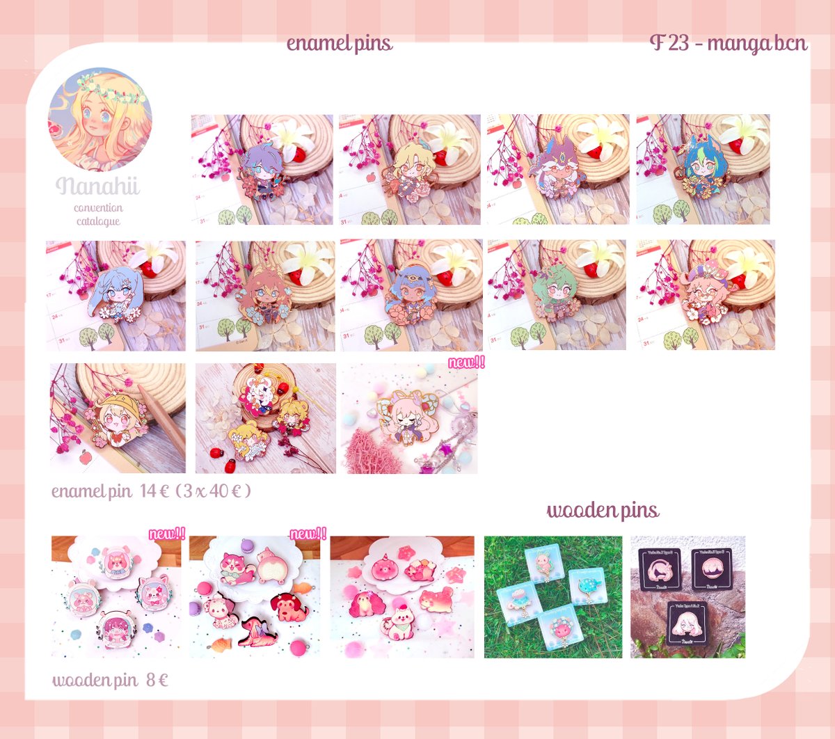 🌷os dejo por aquí mi catálogo para el manga bcn!!🌷

❖ la mayoría del merch sólo disponible bajo reserva!!
❖ reservas por md hasta el miércoles!!
❖ cualquier duda escribidme💝