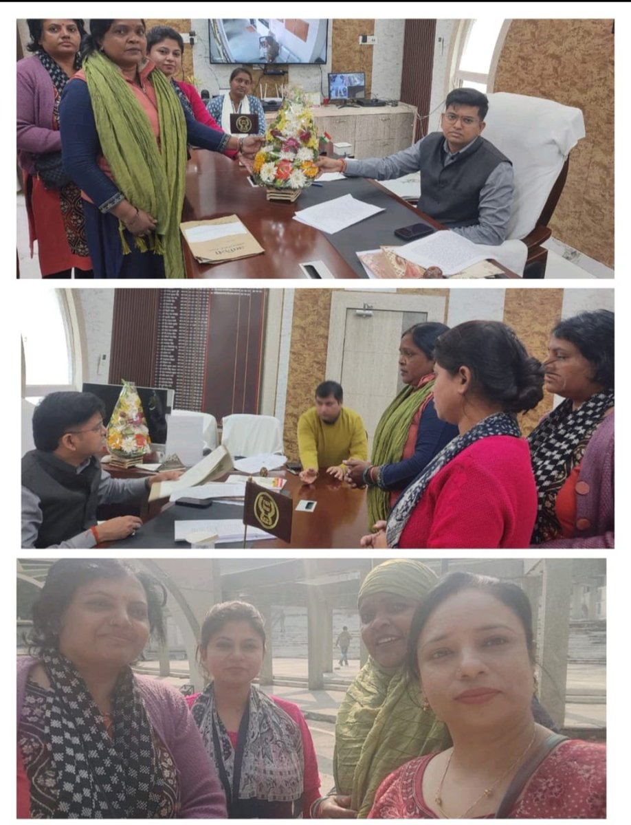 VijayPa58585596's tweet photo. महिला शिक्षक संघ ने मा यशस्वी मुख्यमंत्री @myogiadityanath जी से शीतकालीन अवकाश में दशकों से ट्रांसफर से 
वंचित शिक्षकों का #वरिष्ठता_आधारित_अंतर्जनपदीय_स्थानान्तरण करने की मांग की।
@thisissanjubjp @BJP4UP @spgoyal @CMOfficeUP @UPGovt 
@basicshiksha_up @AmarUjalaNews @JagranNews https://t.co/SF8X5qaFz6