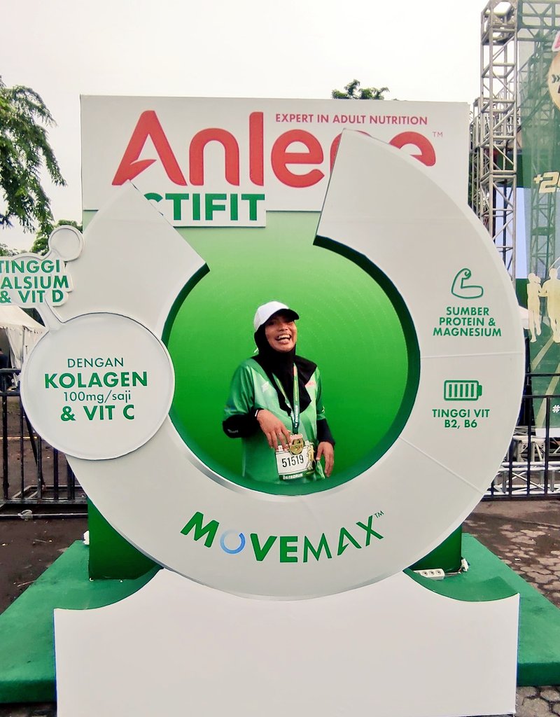 Akhir November ditutup dengan 5k for the first time 🤭 #FinishStrong  #osteorun5k #anlene