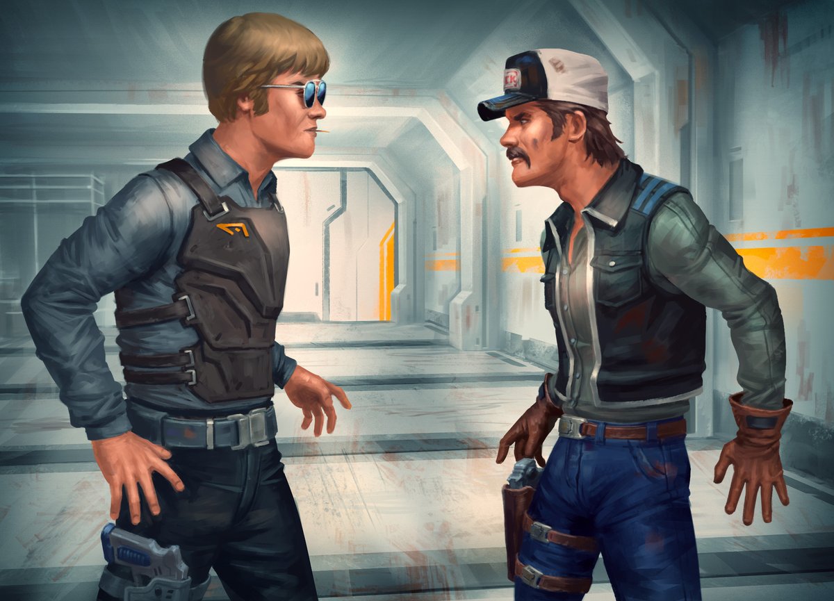 MongoosePub's tweet image. Fancy a shorter, more light-hearted campaign for Traveller?

Cluster Truck is coming this month, where your Travellers become independent space truckers!

Steal potatoes, get covered in frozen beer, and smash law enforcement blockades to deliver your cargo.

#ttrpg #TravellerRPG