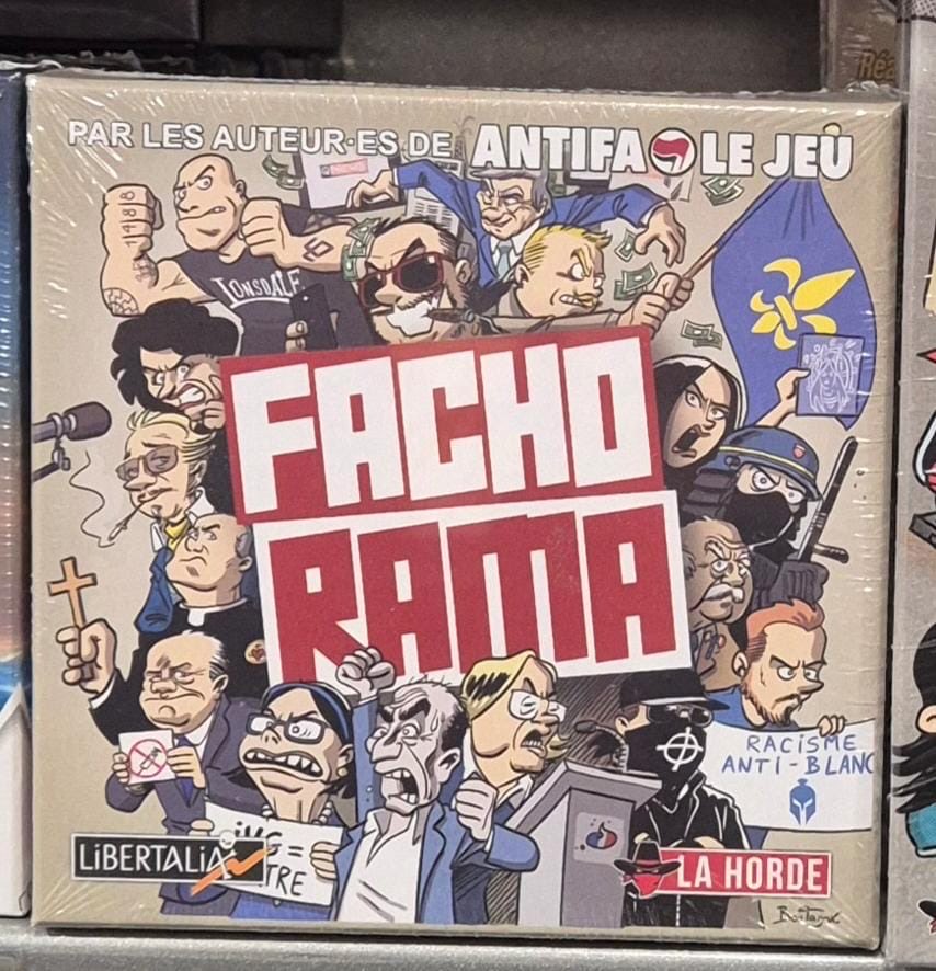alliancepolice's tweet image. FachoRama est une insulte lancée contre nos collègues — caricatures, amalgames, haine. 

Nous demandons immédiatement à tous les distributeurs de retirer ce jeu de leurs catalogues virtuels et magasins. 

La haine déguisée en dérision ne doit jamais servir à humilier ou…