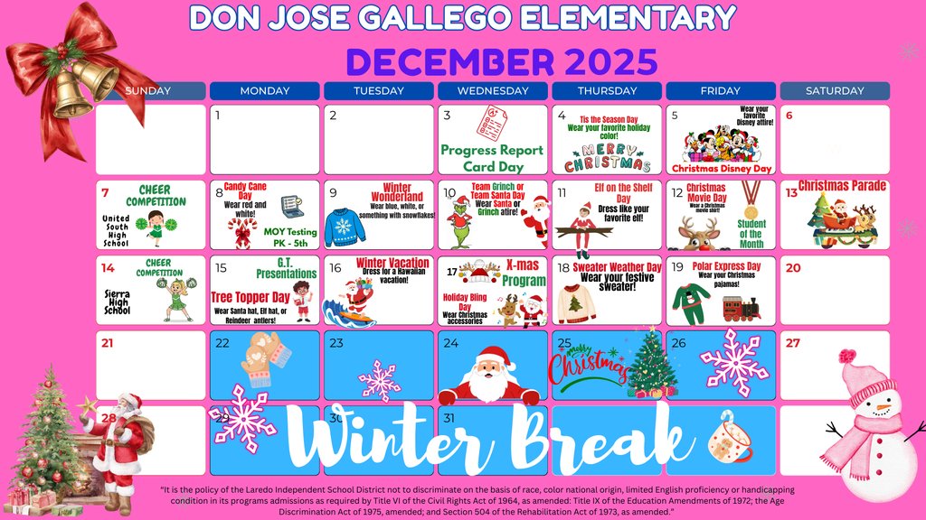 🎅DECEMBER CALENDAR!🤶