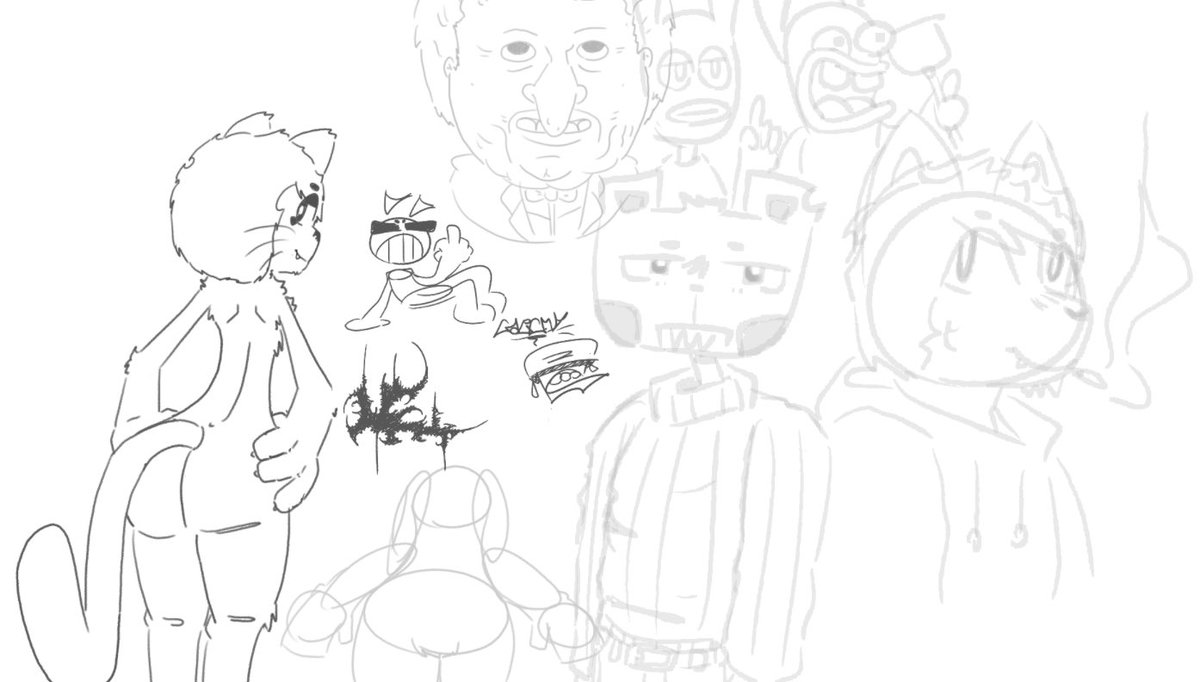 Callic0's tweet image. Magma doodles from hades himself