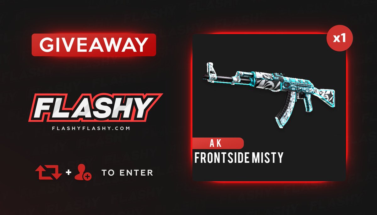 flashyflashycom's tweet image. 🎅 24H GIVEAWAY !!! 🎁 AK-47 Frontside Misty !

To win:
🎄 Visit for free codes: flashyflashy.com
🎄 Retweet
🎄 Tag a friend 
🎄 Follow us

#flashyflashy #giveaway #csgoskins #CSGOGiveaway