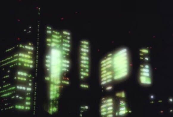 the ephemerally mesmerizing mirage of architecture haunts the fully wired city of Serial Experiments Lain.