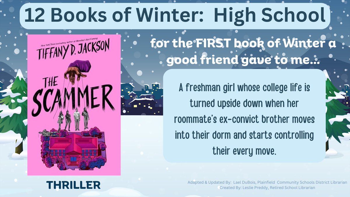 ☃️12 Books of Winter❄️
In honor of the season of giving and the traditional holiday song, The 12 Days of Christmas, enjoy the version...with books. 
Bringing joy to reading!