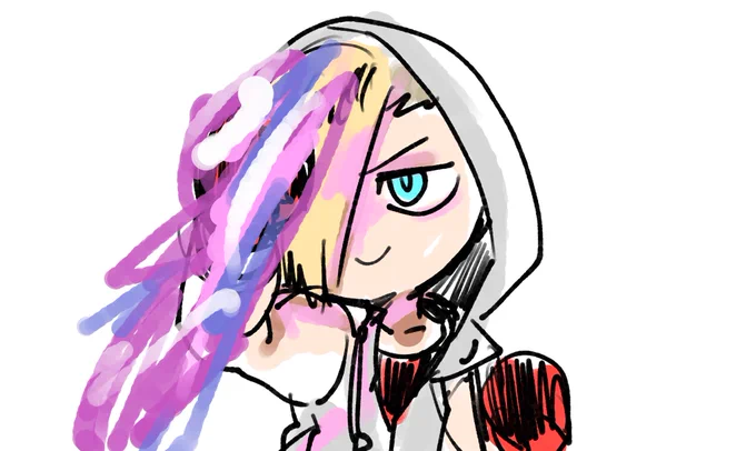 ごちゃごちゃ描いている