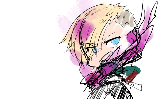 ごちゃごちゃ描いている