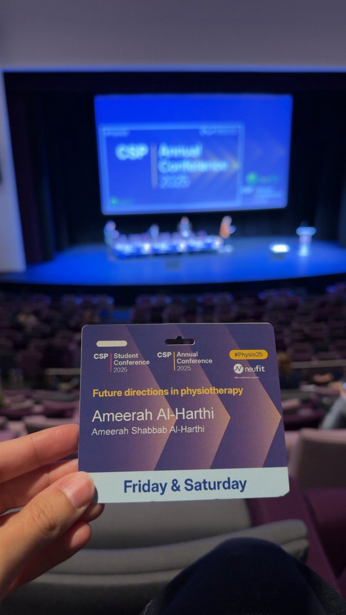 ameermine's tweet photo. أؤمن بأن كتابةالتجربة تمنحها عمقاً أكبر وتعزز ما اكتسبناه من معرفة✨
سُعدت بحضوري مؤتمر الجمعية البريطانية ل #علاج_طبيعي الأسبوع الماضي
I believe that reflection adds depth to any learning experience✨
Attending @thecsp Conference last week offered valuable insights worth sharing https://t.co/6MG0cVQj70