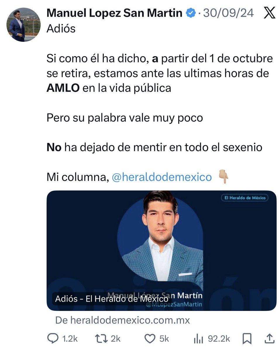 Manuel Lopez San Martin tweet media