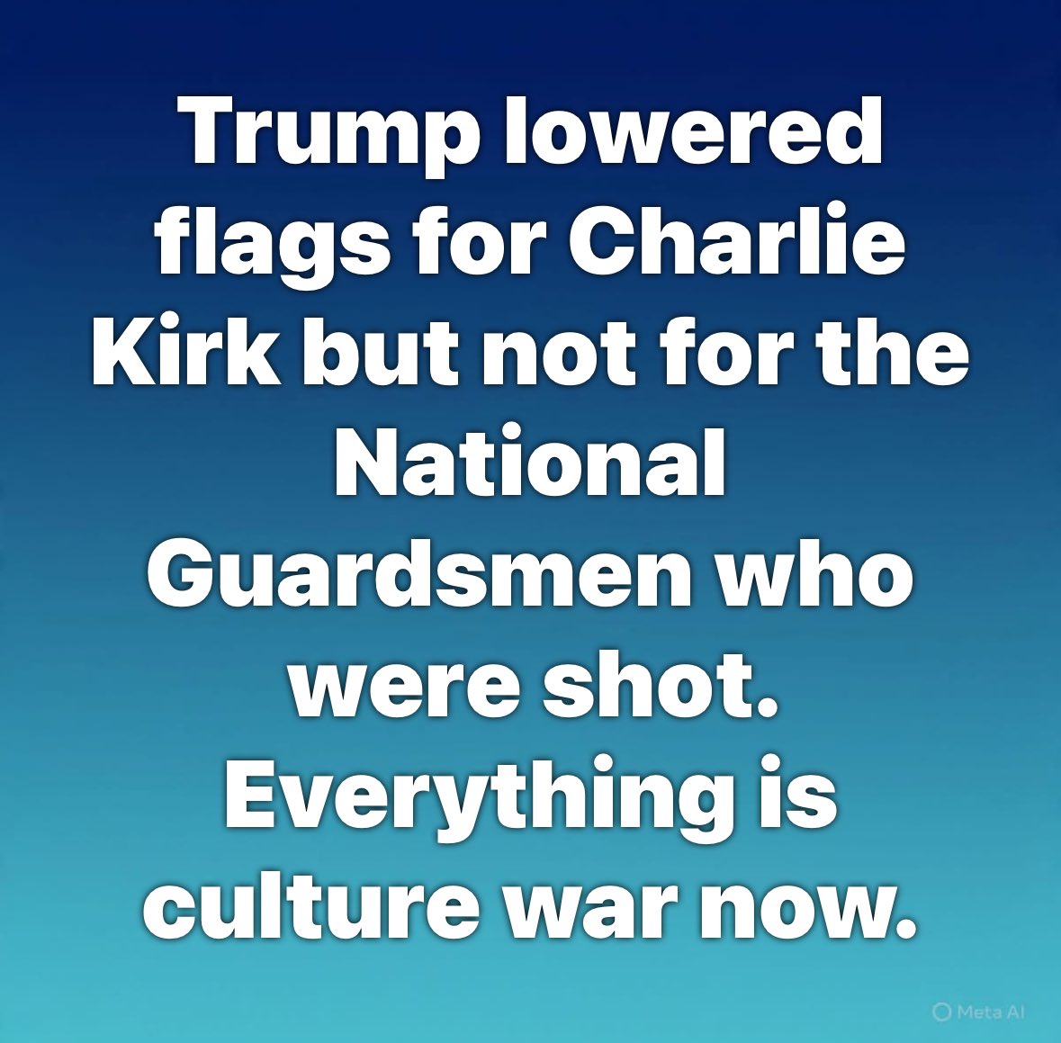 Why were the flags not lowered for National Guard Sarah Beckstrom when she died?