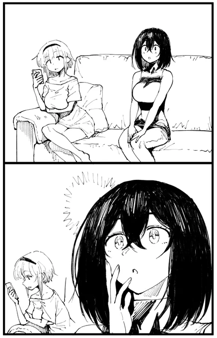 ネタがつまらないと感じてボツにした2コマ漫画

供養 