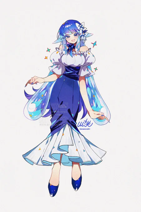 #ブラックチャンネル おめかしミズちゃん