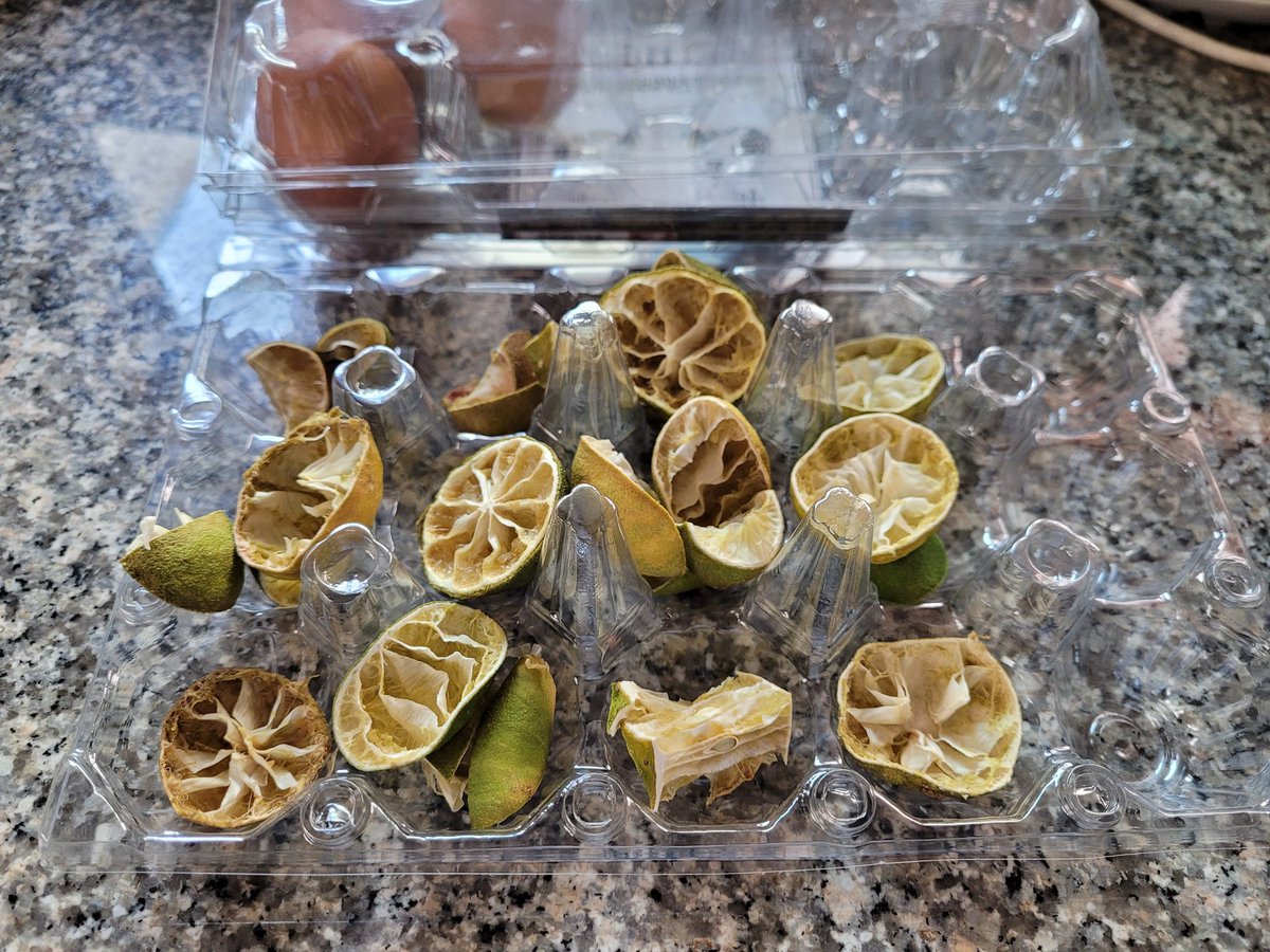 ใกล้สิ้นปีแล้ว อย่าลืมเคลียร์เปลือกมะนาวในช่องแช่ไข่กันนะทุกคน😁