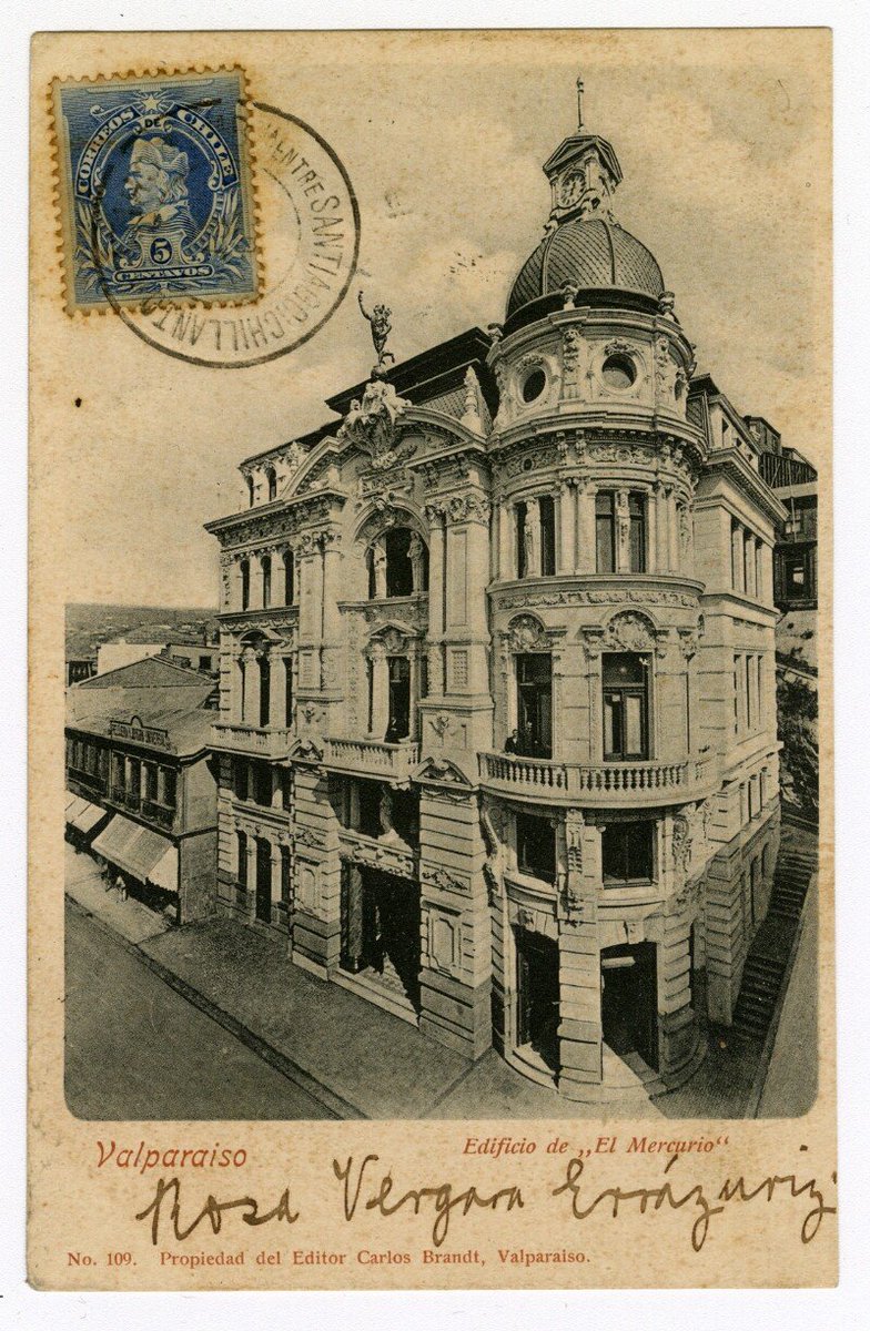 Dato inútil del día. El Mercurio de Valparaíso es el periódico en circulación más antiguo de Chile y sin interrupciones de lengua castellana en todo el mundo. Fue fundado en 1827.