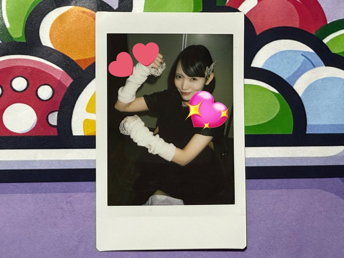 佐野愛花生誕祭特典会・真鍋凪咲2周目 ⚜️ストローチェキで