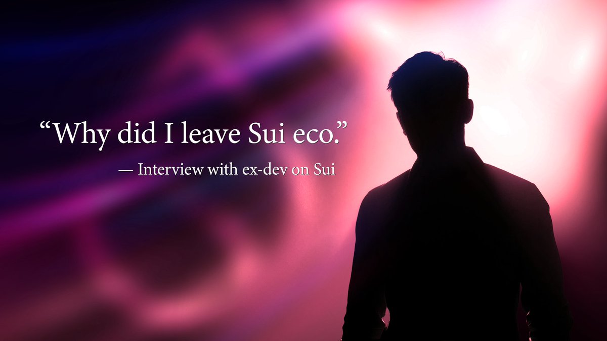 SuiCorner's tweet image. What future awaits Sui and its ecosystem?

Recently, there have been many discussions around the @SuiNetwork ecosystem development policy carried out by @Mysten_Labs . To understand where these often not very positive sentiments are coming from, we approached an ex dev on Sui,…