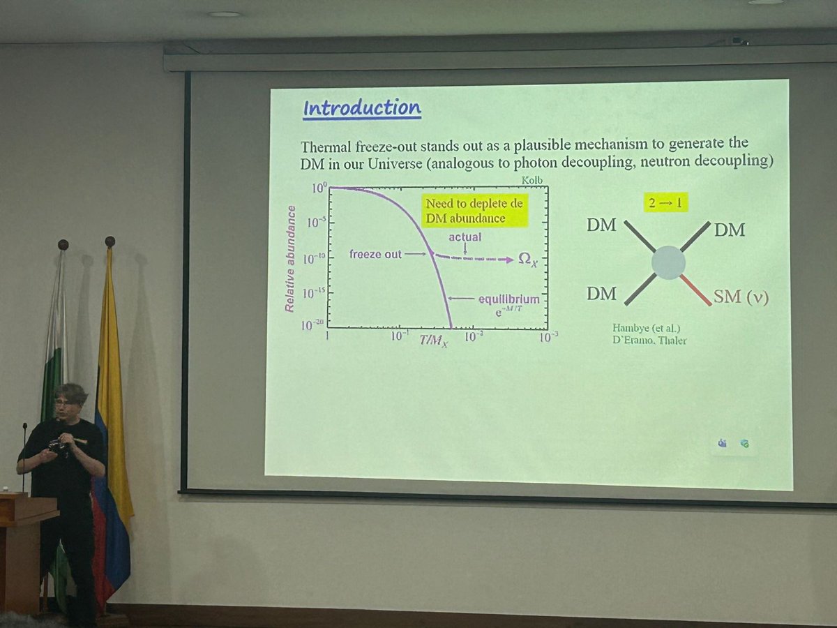 conhep's tweet image. #CoMHEP2025 @UdeA 
We are rolling! 
We have started our first session with Alejandro Ibarra @TU_Muenchen, with his talk on
#DarkMatter spikes as laboratories for #ParticlePhysics
