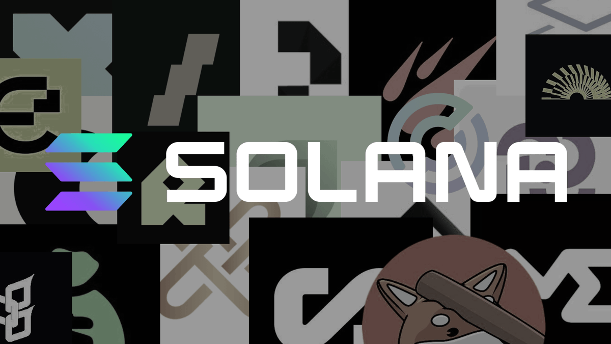 Collage of Solana trading assets and logos