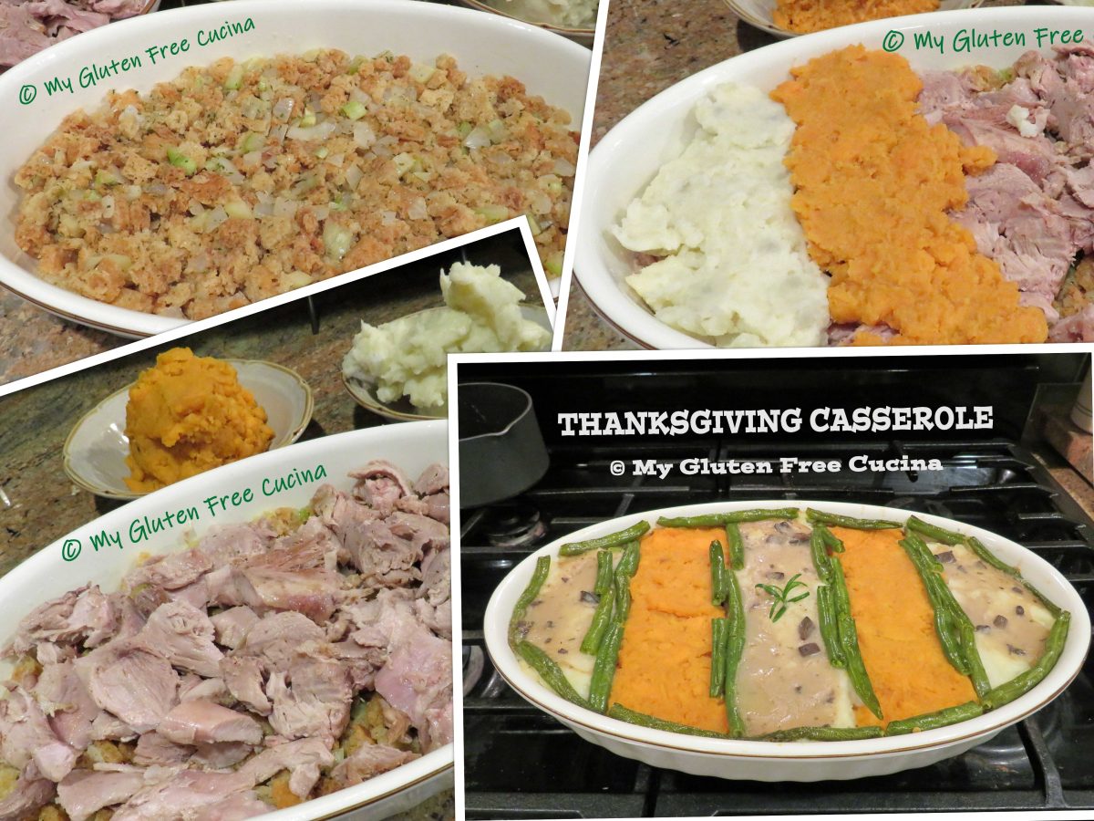 Gluten Free Thanksgiving Casserole is the answer to all those leftover containers sitting in the fridge! Reimagine your Thanksgiving dinner, the stuffing, the turkey, the potatoes and the gravy all layered and baked lasagna style!

RECIPE ---> myglutenfreecucina.com/2021/11/21/glu…

#glutenfree