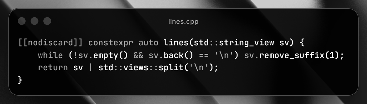 ChShersh's tweet image. Advent of Code 2025: Day 1

Solved it in C++
It&apos;s a simple problem, so a perfect warm-up.

There&apos;s a bit of annoying modulus arithmetic. Unfortunately, my brain gave up on coming up with a clever formula, so I implemented the sloppiest naive solution eventually.

There&apos;s a life…