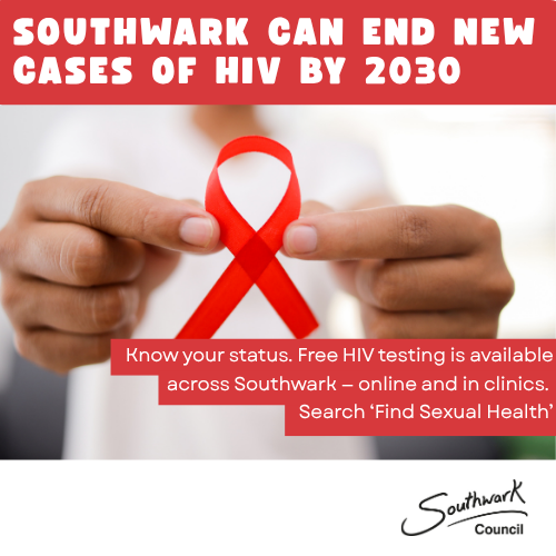 lb_southwark's tweet photo. 🌎 1 December is World AIDS Day 2025 🌎

Getting tested for HIV has never been easier or more secure. Whether you prefer a stigma-free clinic or want to order a confidential test online, we’re making sure everyone in our community can know their status – without stress or judgment. 

Testing is for everyone. Together, we’re breaking down barriers and building trust. Let’s end HIV stigma and support each other – because everyone deserves safe, confidential care. 

👉 Find your nearest clinic or order a test online: Search “Find Sexual Health” to get started or go to https://t.co/dREnHW4CDi 

#WorldAIDSDay #KnowYourStatus #EndHIVStigma