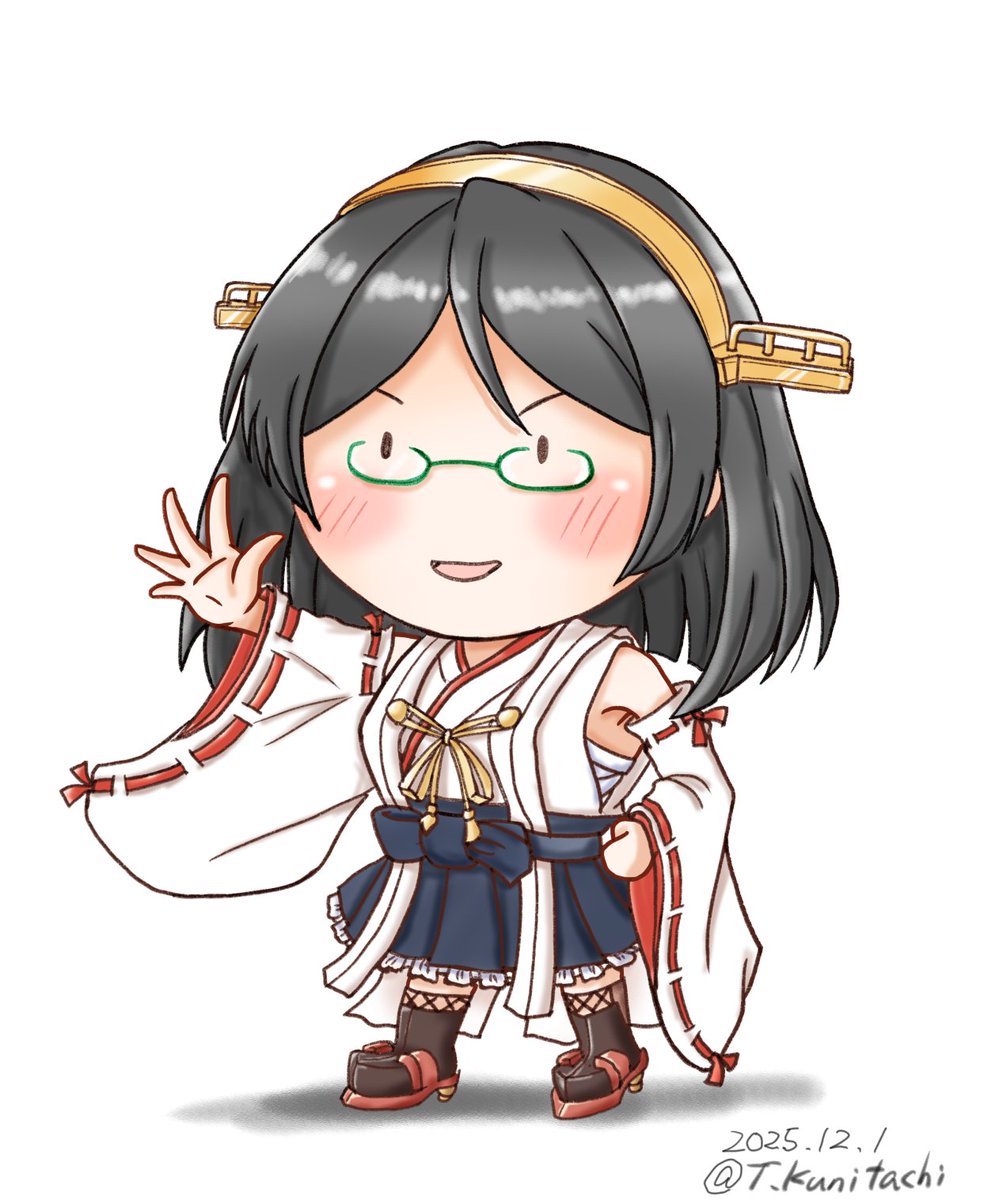 霧島さん描けた!

#艦これ版深夜の真剣お絵描き60分一本勝負 #艦これ版真剣お絵描き60分一本勝負_20251201
#まんまる艦 