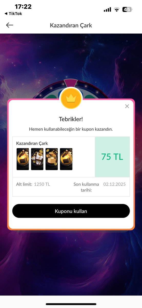 Arkadaşlar trendyol millanık verdiği kuponlar şaka mı dalga geçiyorlar galiba tamam yüksekte olmasın ama en azından alt limit bu kadar olmasın ben buna kupon demem <a href="/Trendyolmilla_/">Trendyolmilla</a> #trendyolmilla