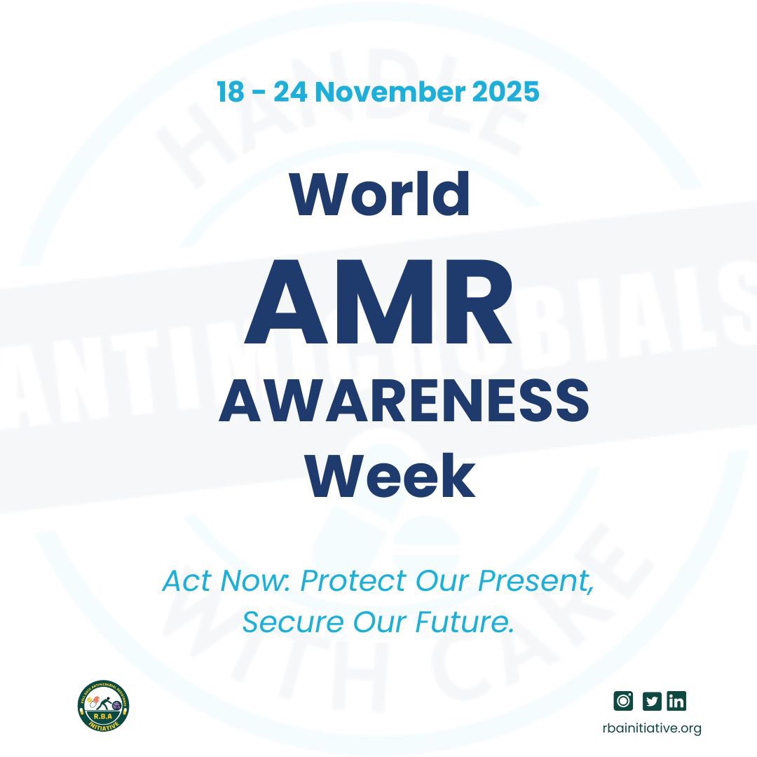 rbainitiative2's tweet image. As we usher in the new month, we take a moment to reflect on this year’s World AMR Awareness Week✨. 

Every year, 18th–24th November, the world marks #WorldAMRAwarenessWeek, uniting voices to confront one of the most urgent health threats of our time.

This year’s theme, “Act…