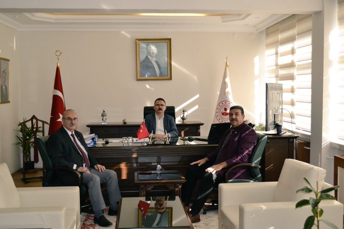 Sultanhisar Kaymakamı Ziyaretçileri Kabul Etti