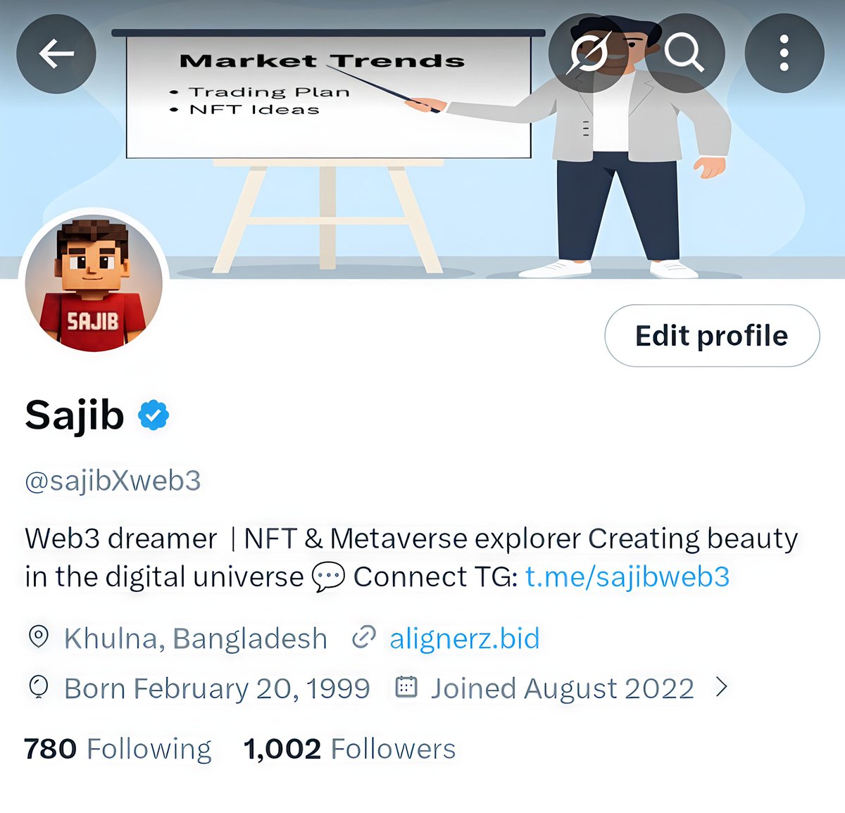 sajibXweb3's tweet image. 1,000 Strong! 
Just hit 1K followers today!
Your support, love, and engagement inspire me every single day to keep creating and sharing more.

Thank you for every like, retweet, comment, and even the silent support.
This is just the beginning  onward to an even bigger journey!…
