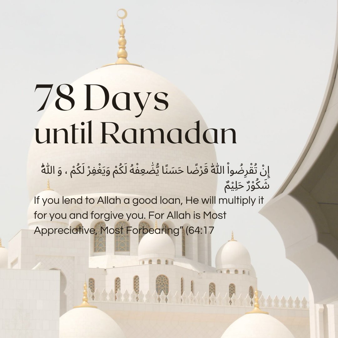 diiiyyah's tweet image. 78 days until it&apos;s Ramadan 2026 in sha Allah!

Donate?

2088256243
UBA

6105141231
Opay

Halima Abdulkadir