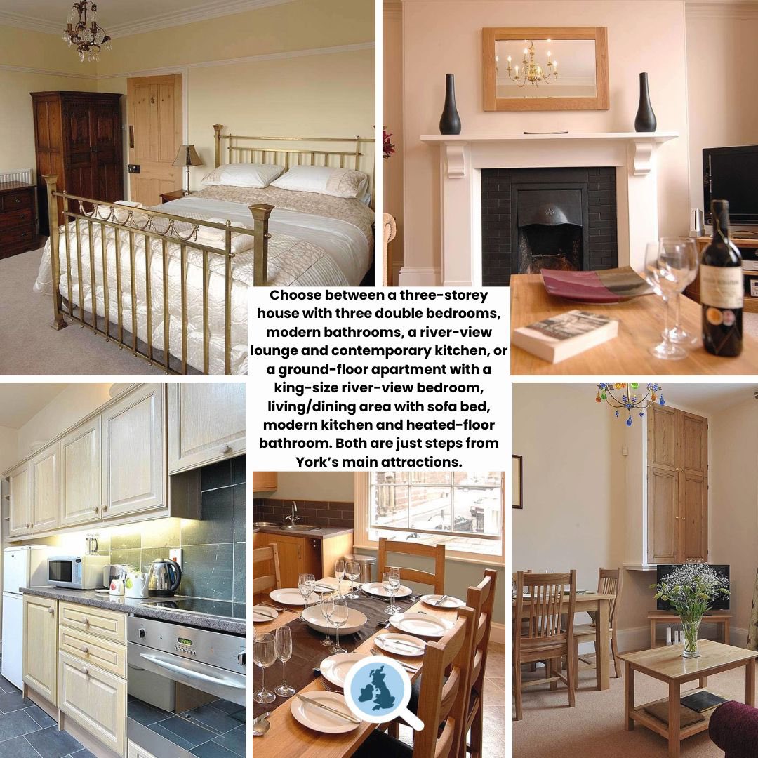 Experience a stunning stay in the heart of historic York. 🏡✨ Choose between a beautiful three-storey riverside house or a charming ground-floor apartment. The perfect base for exploring this incredible city. 🌟

#YorkStay #VisitYork #YorkAccommodation