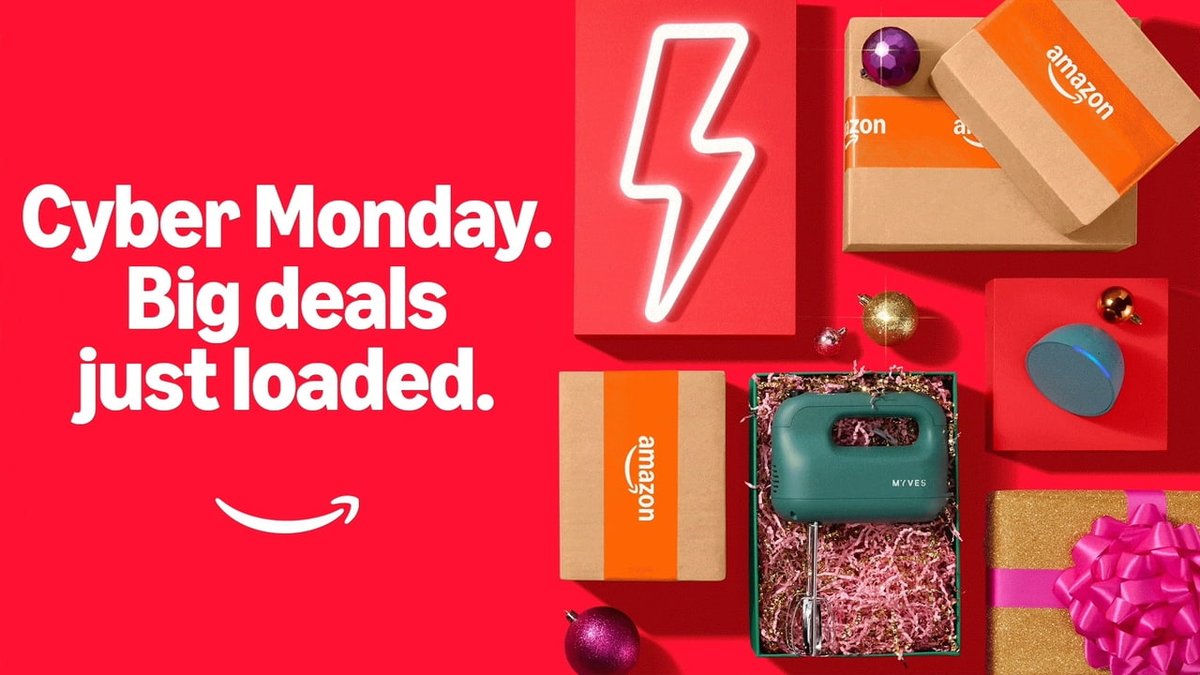 ComputerPal's tweet image. AWESOME CYBER MONDAY DEALS: geni.us/GRkDBmV 
Amazon’s Cyber Monday deals are LIVE — and they’re up to 45% OFF 🤯
Tech, home, gifts &amp;amp; more. Shop before it’s gone! 🛒✨ #CyberMonday #CyberMondayDeals #deals #amazon #ad