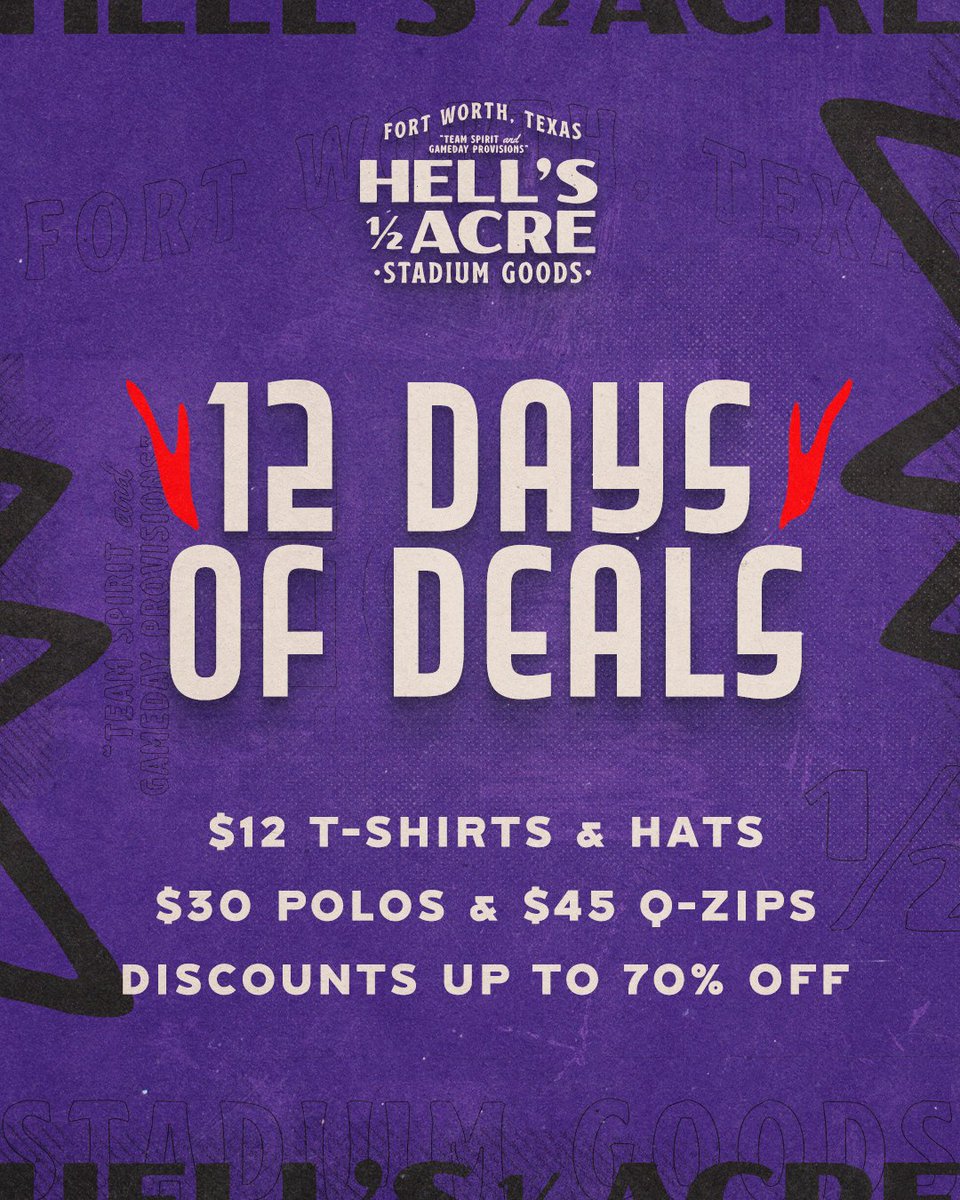 Hell's Half Acre Stadium Goods tweet media