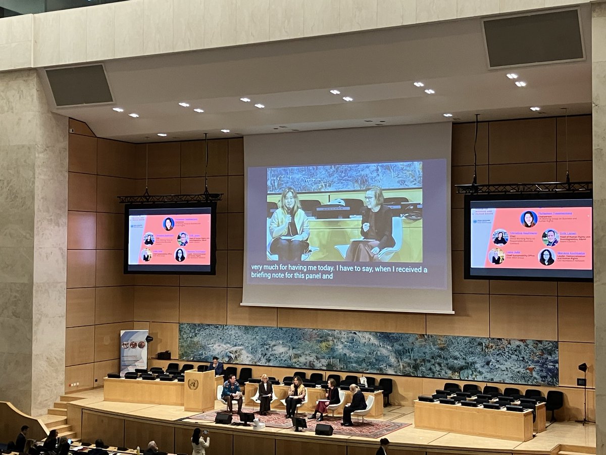 UN 14th Forum on BHR, Nov 2025, Geneva
#ecocide #CrimesAgainstHumanity #businesscannotsucceedintheworldthatfails 

Volker Türk: Inaction today could be considered ecocide or even a crime against humanity!

Christine Kaufmann: We can all make a difference. NOW!!!