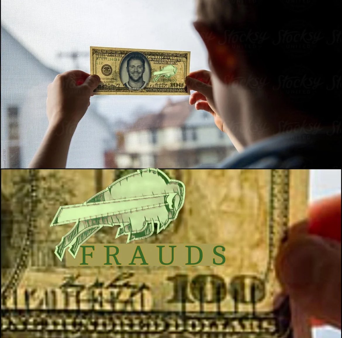 BostonCream's tweet photo. Frauds: Counterfeit Bills https://t.co/JDESWZ1UML