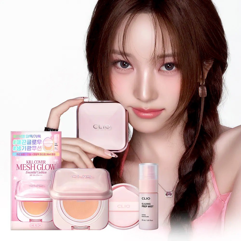 baboxshop's tweet image. ˚｡⋆୨୧˚ SPECIALSET&amp;amp;SALE #clio Kill cover mesh glow essential cushion set ˚｡⋆୨୧˚  

⊹ ในเซ็ทจะได้คุชชั่นตลับเต็ม1+รีฟิล1+prep mist 30ml 1 คุชชั่นร่วมโปร 3 เฉด 19C,21N,21C

⊹ เหลือเซ็ทละ 850.- (ส่งฟรีems)

🛒 ปิดรับ06/12/25 19:00น. (เป็นสินค้าพรีกดเว็บ)