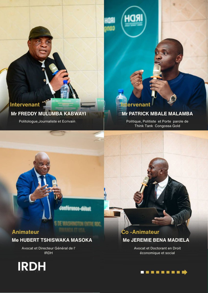 PatrickMbale8's tweet photo. Retour sur la conférence #IRDH & Renaissance Congolaise
Un échange puissant sur les Accords de Washington RDC–Rwanda–USA et l’importance d’un citoyen informé pour défendre ses droits.
Des analyses fortes, un public engagé, une conscience collective renforcée. https://t.co/F8QHEk7cQl