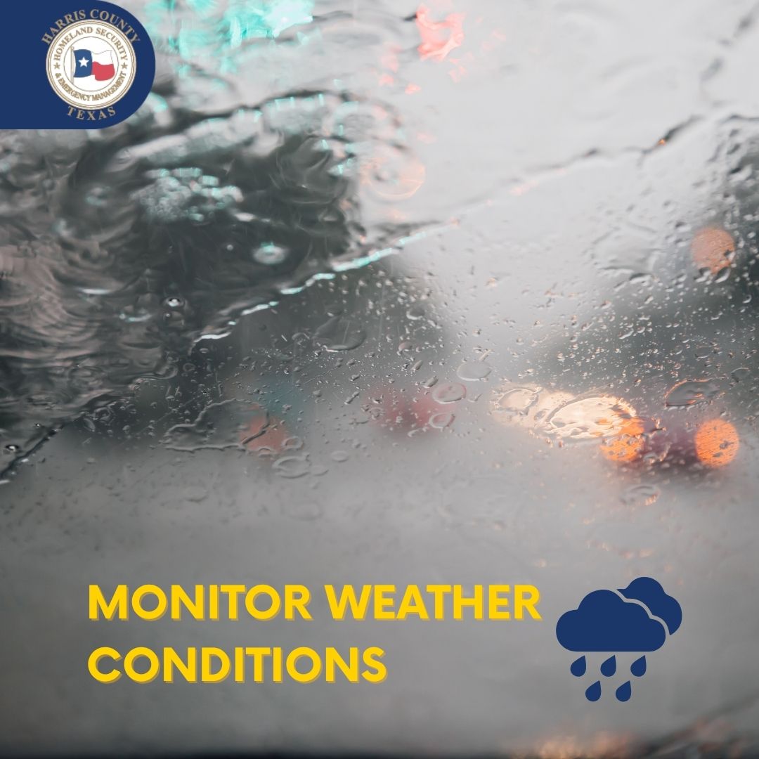 ReadyHarris's tweet image. Rain is in the forecast through this evening. Stay weather-aware and follow @NWSHOUSTON for real-time updates.
 ⚠️ Use caution while driving
 ⚠️ Flooding is possible in low-lying areas
🚗 Turn Around, Don’t Drown even shallow water can be dangerous