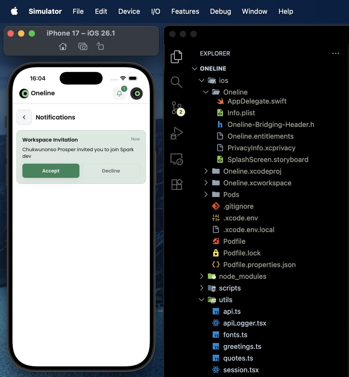 prospercode's tweet image. If I push Oneline to production and it doesn’t deliver what it was built for, I take full responsibility. 

Beta’s almost here, follow @onelinehq and see how we’re changing the way builders collaborate. ⚡