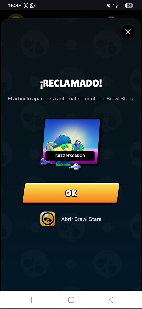 SBMiniNews's tweet photo. ‼️YA está disponible‼️
🎣Buzz Pescador GRATIS🆓️ para TODOS

Solamente ve a la #SupercellStore y dale a RECLAMAR, aparecerá en tu cuenta junto a sus 💄cósmeticos✨️

#BrawlStars #BlackFriday #Supercell https://t.co/u5oj7CoS5M