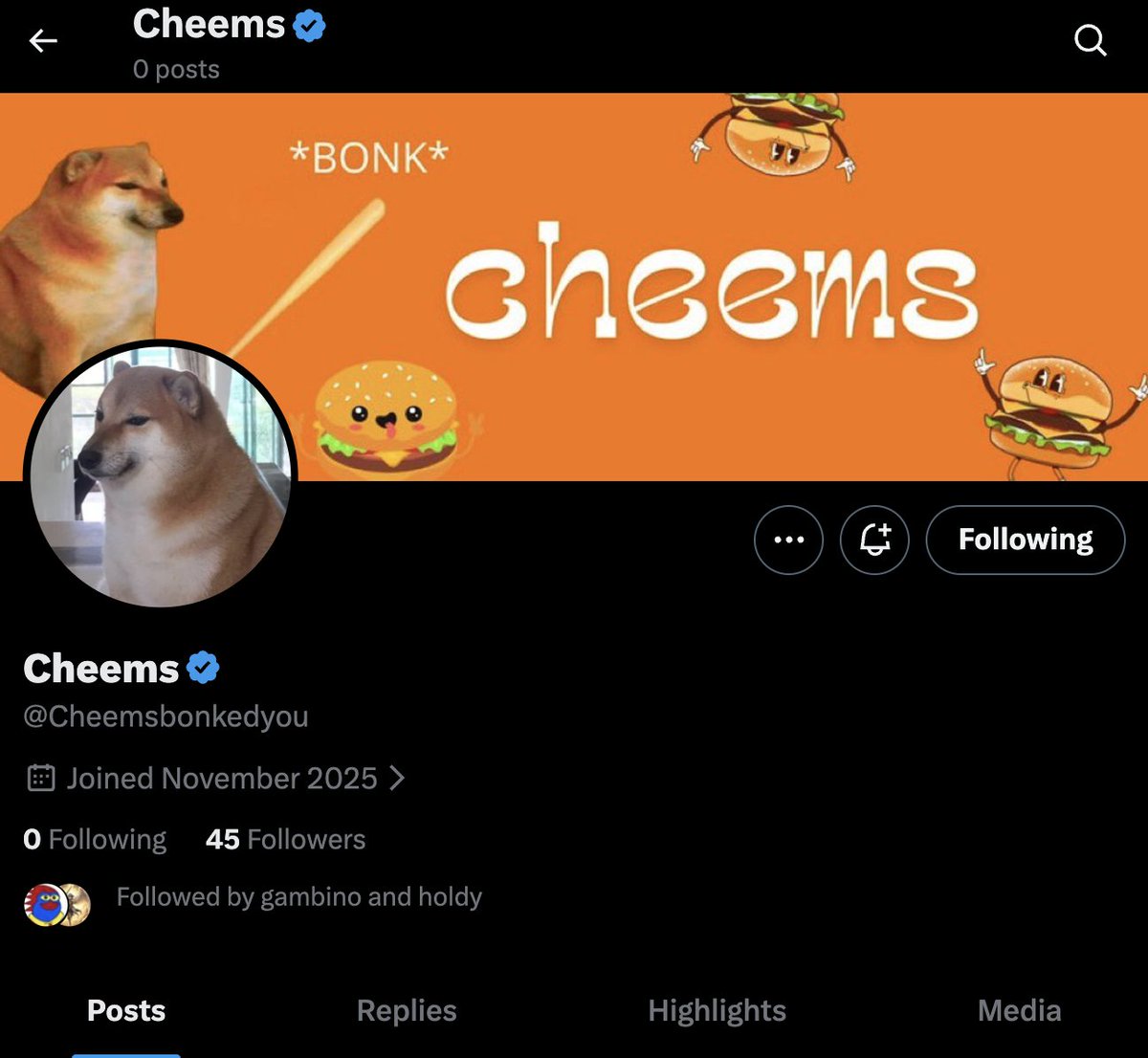 loading_all's tweet image. Did someone say blue tick?

$cheems is ready

x.com/Cheemsbonkedyou