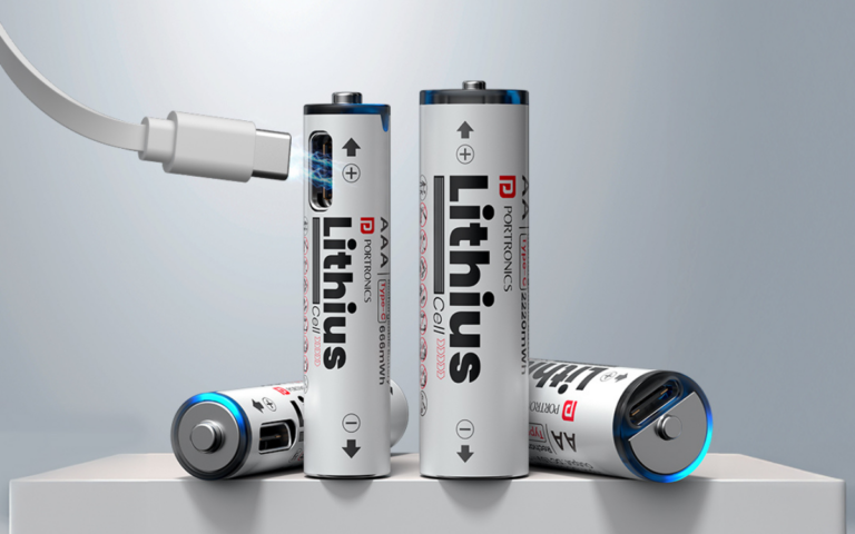techfryerr's tweet image. Portronics launches Lithius Cell USB-C rechargeable batteries in AA and AAA sizes 👀

#Portronics