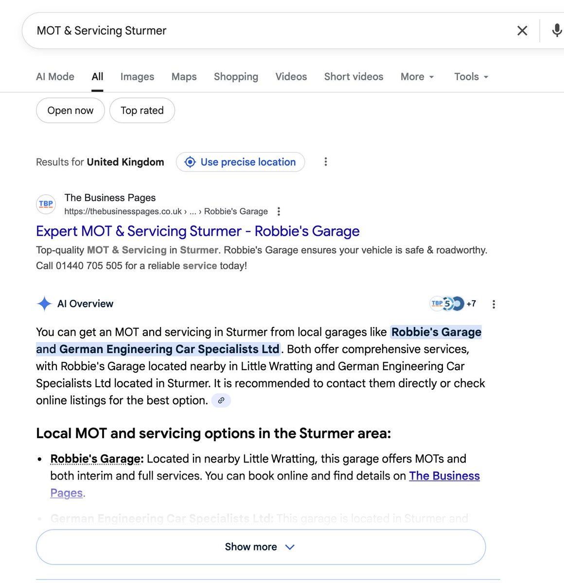 The Business Pages tweet media