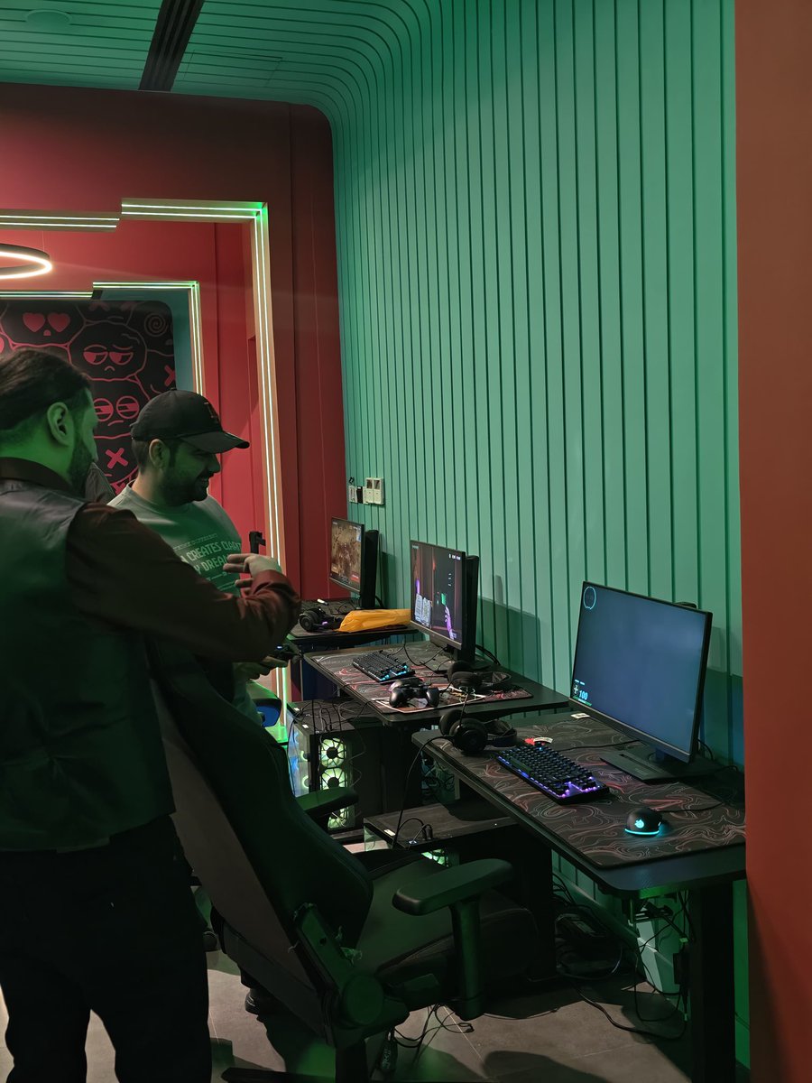 A glimpse of the #truegamingawards. Testing the game 🤩 #proud